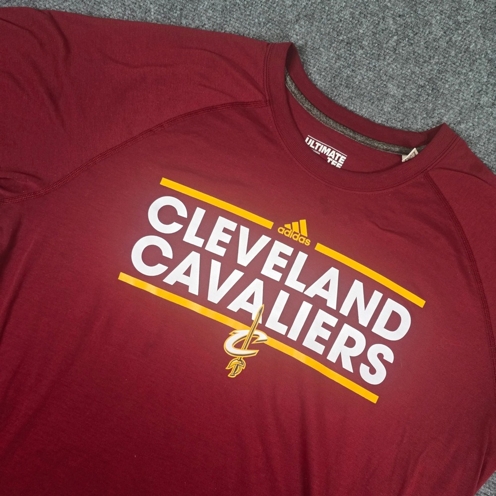 Adidas Cleveland Cavaliers Ultimate Tee Men's 2X Red Basketball‎ T-Shirt